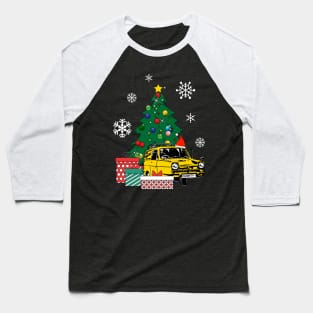 Only Fools And Horses Car Around The Christmas Tree Baseball T-Shirt